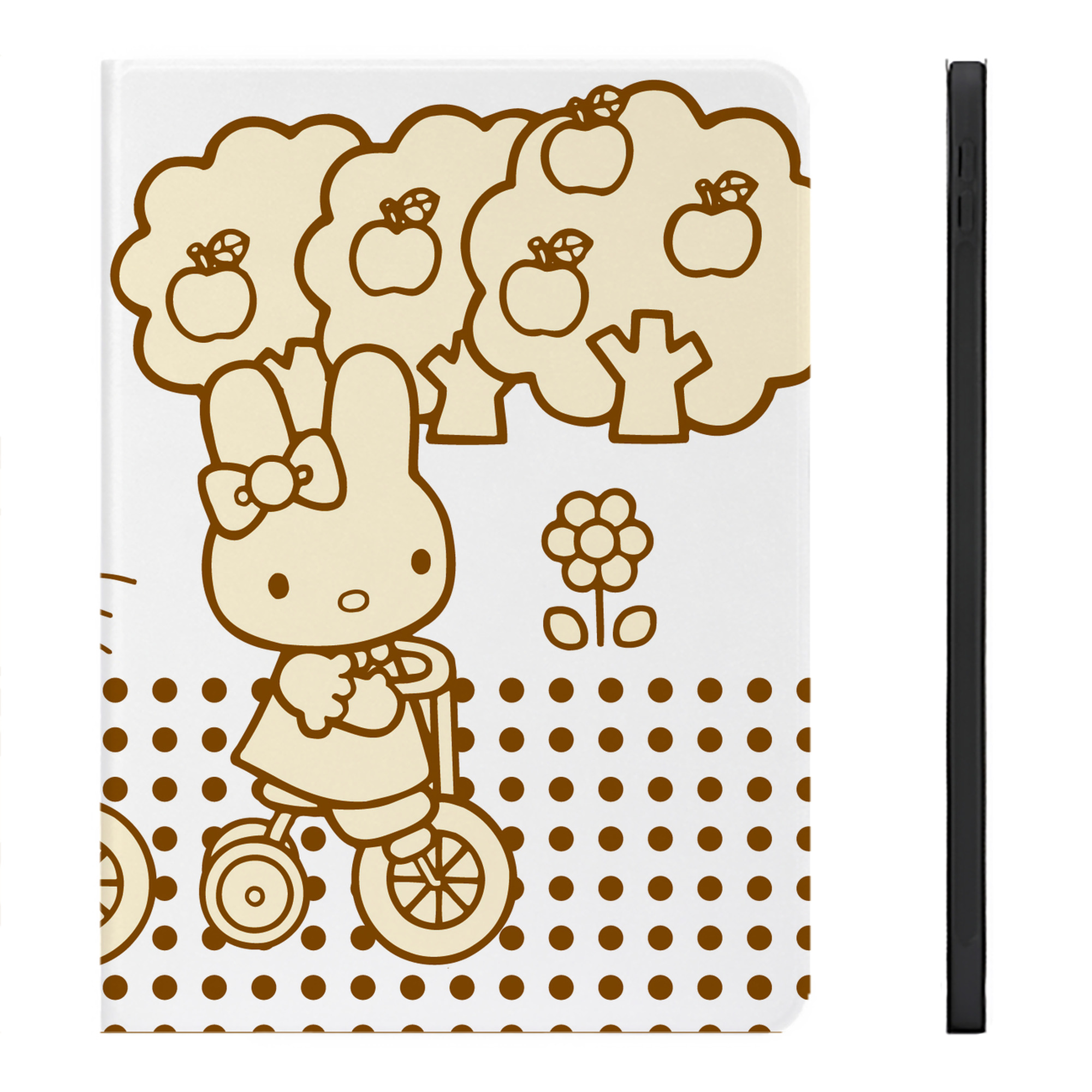 （画像用） Hello Kitty ハローキティ IPadケース ペンホルダー付き ブックスタイルデザイン